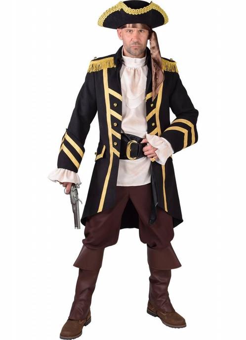 Piraat Kapitein Kostuum Man Luxe, Kleding | Heren, Carnavalskleding en Feestkleding, Nieuw, Ophalen of Verzenden