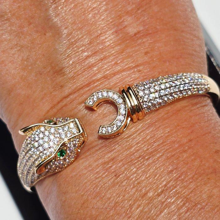 Cartier geïnspireerd door Panthère - Armband - Swarovski, Antiek en Kunst, Curiosa en Brocante
