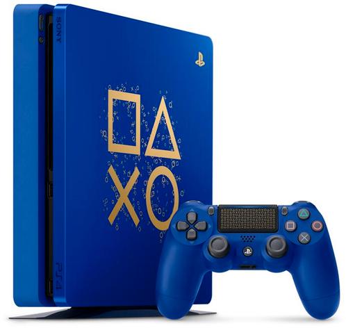 Sony PlayStation 4 Slim 500GB Limited Edition-Days of Play, Spelcomputers en Games, Spelcomputers | Sony PlayStation 4, Zo goed als nieuw