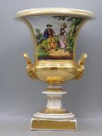 Vieux Bruxelles (attr) - Vaas - Medici-vaas met, Antiek en Kunst