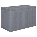 Tuinbox 180 L PP rattan grijs (Schuurtjes-Rekken), Tuin en Terras, Verzenden, Nieuw