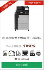 HP Flow MFP M880z MFP (A2W75A) M880 A3 MFP kleur. NIEUW!, Nieuw, Ophalen of Verzenden, All-in-one