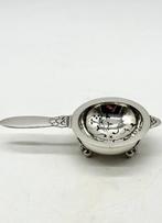 No reserve-Antiek handgemaakt tweedelig zilveren tafelstel