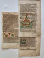 Sebastian Münster - Cosmographia - 1590, Antiek en Kunst