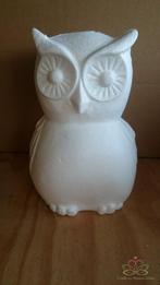 Styropor Uil 22cm,  Styropor Uil, Hobby en Vrije tijd, Knutselen, Ophalen of Verzenden, Nieuw