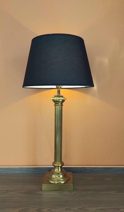 Lamp - XL Kolom - Néo-klassieke stijl - Verguld messing, Antiek en Kunst, Curiosa en Brocante
