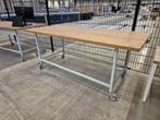 Verrijdbare tafel 250×110×101 cm – Gebruikt, Doe-het-zelf en Verbouw, Ophalen of Verzenden, Gebruikt