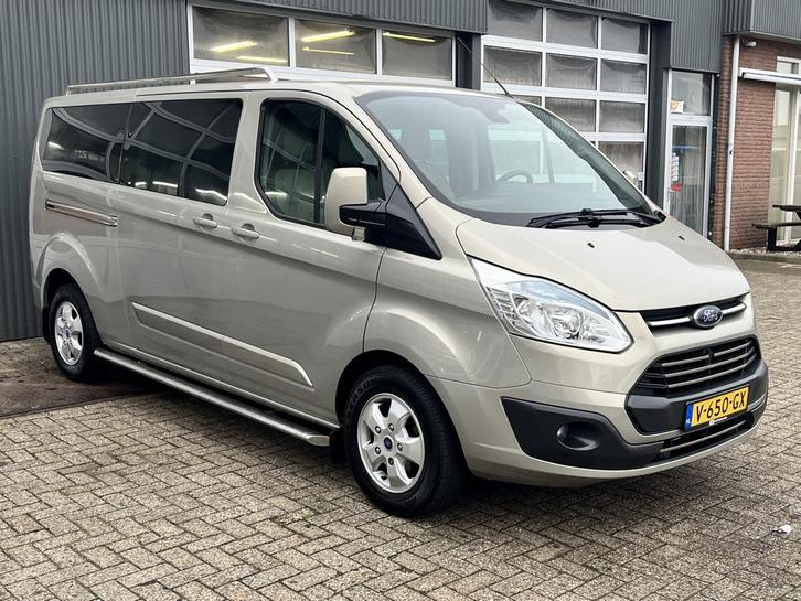 Ford Transit Custom 310 2.2 TDCI L2H1 Limited DC, Auto's, Bestelauto's, Onderhoudsboekje, Lease, Overige kleuren, Handgeschakeld