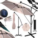 KESSER® Zweefparasol met voet - LED - Ø3.5m - 360° Draaibaar, Verzenden, Nieuw