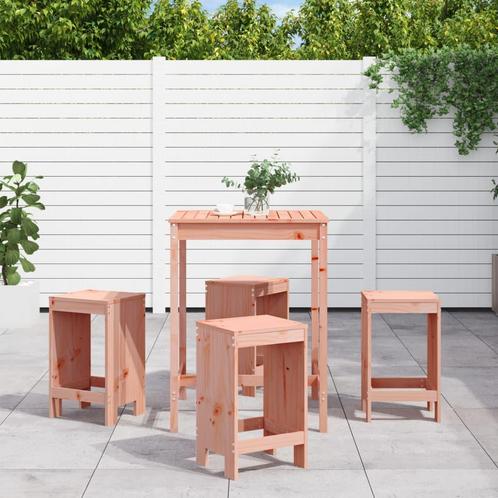 vidaXL 5-delige Tuinset massief douglashout, Tuin en Terras, Tuinsets en Loungesets, Tuinset, Nieuw, 5 zitplaatsen, Verzenden