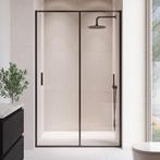 Douchewand Calgary 120 x 190 cm Zwart Transparant Glas 8 mm, Verzenden, Nieuw, Douche