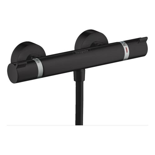 Opbouw Douchethermostaat Ecostat Comfort Hansgrohe Mat Zwart, Doe-het-zelf en Verbouw, Sanitair, Ophalen of Verzenden