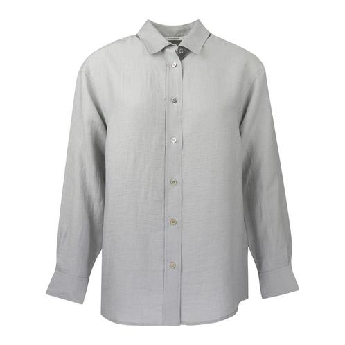Graumann • grijze linnen blouse Lue • XS, Kleding | Dames, Tops, Grijs, Nieuw, Maat 34 (XS) of kleiner, Verzenden