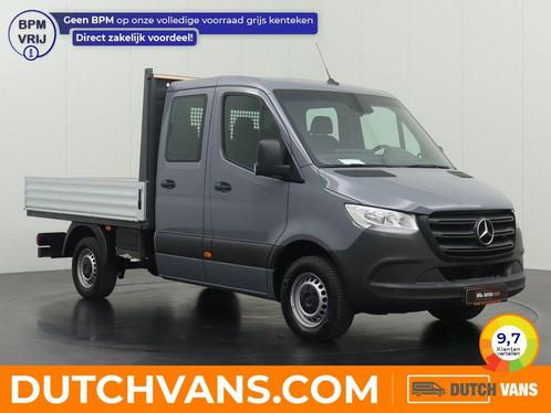 Mercedes-Benz Sprinter Open-laadbak 319CDI | grijs, Auto's, Bestelauto's, Lease, Handgeschakeld, BTW verrekenbaar, Diesel, Zilver of Grijs