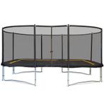 Magic Jump Pro Black rechthoekige trampoline 525x305 met, Nieuw, Ophalen of Verzenden