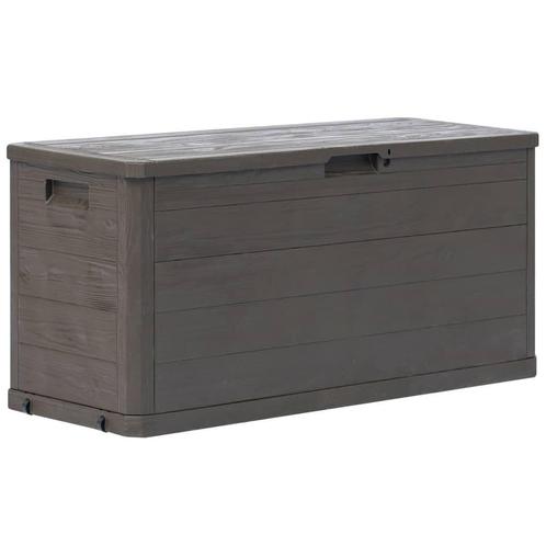 Bruine Tuinbox 280L - Retourdeal - Gereedschapskist? 35%..., Tuin en Terras, Bergingen en Tuinkasten, Nieuw, Kunststof, Overige typen
