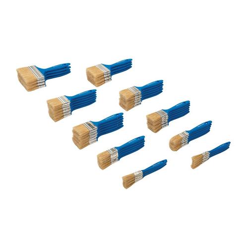 Silverline Wegwerp schilderskwasten set - 50 delig - dive..., Doe-het-zelf en Verbouw, Schildersmaterialen, Nieuw, Ophalen of Verzenden