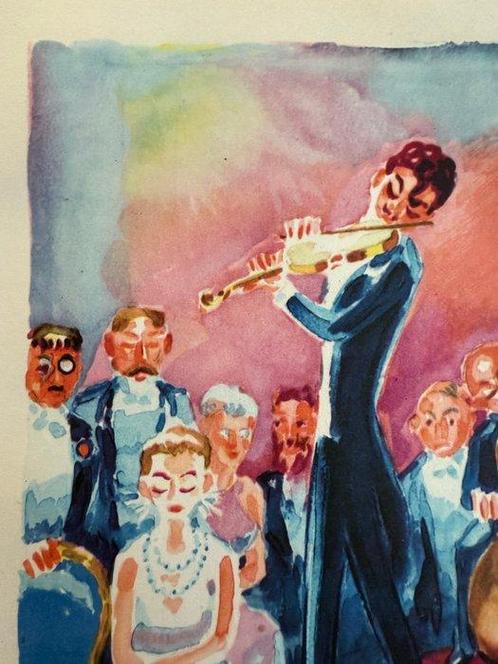 Kees Van Dongen (1877-1968) - Le violoniste, Antiek en Kunst, Antiek | Overige Antiek