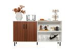 Modern Buffetkast Credenza Kast met Open Deuren en, Verzenden, Nieuw