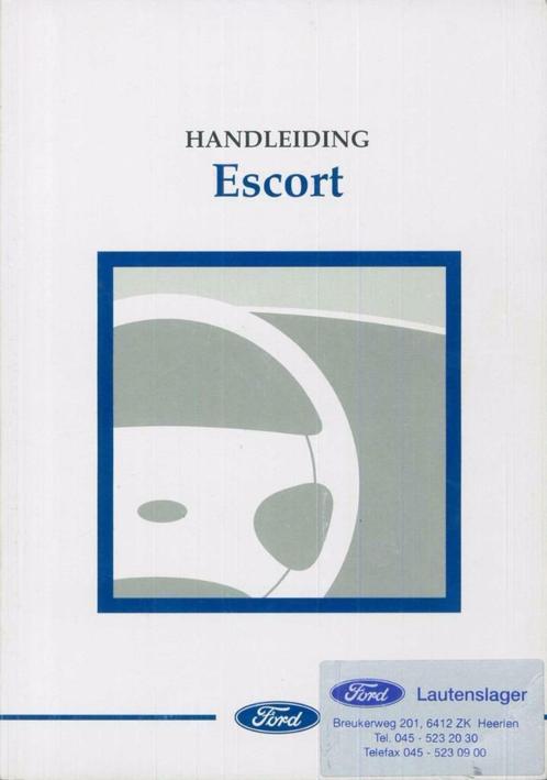 1998 Ford Escort Handleiding Nederlandstalig, Auto diversen, Handleidingen en Instructieboekjes, Verzenden