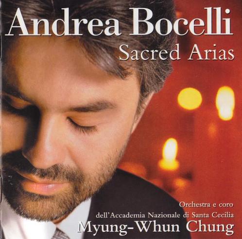 cd - Andrea Bocelli - Sacred Arias, Cd's en Dvd's, Cd's | Overige Cd's, Zo goed als nieuw, Verzenden