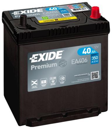 Exide Premium accu | EA406 | 12V 40Ah, Auto-onderdelen, Accu's en Toebehoren, Ophalen of Verzenden