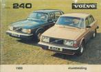 1980 Volvo 240 Instructieboekje Nederlandstalig, Auto diversen, Handleidingen en Instructieboekjes, Verzenden