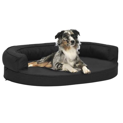 Hondenmand Linnenlook Zwart - Tweedekansje - Perfecte Sla..., Dieren en Toebehoren, Hondenmanden, Nieuw, Stof, Ophalen of Verzenden