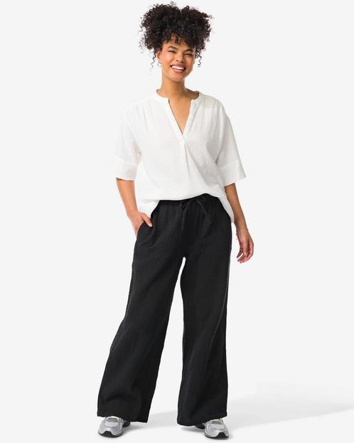 HEMA Dames broek Kai zwart, Kleding | Dames, Overige Dameskleding, Nieuw, Verzenden