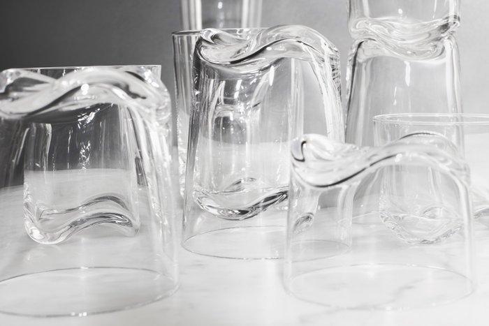 WAVE Glass Collection - two side stackable - Maarten Baptist, Antiek en Kunst, Kunst | Designobjecten
