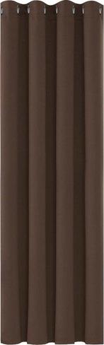 2dekans | Deconovo Verduisterende Gordijnen met Ogen,, Ophalen of Verzenden, Zo goed als nieuw, Bruin