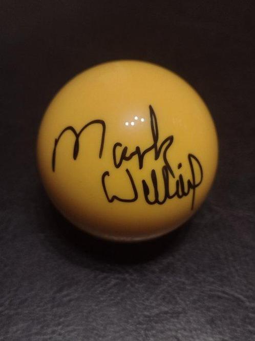 Snooker - Mark WIlliams - Ondertekende bal, Verzamelen, Overige Verzamelen