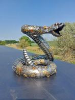 Beeld, slang pyton steampunk - 22.5 cm - polyresin