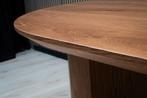 Tafel Plat Ovaal Eikenhout  Half Rond  200x100, Huis en Inrichting, Tafels | Eettafels, Nieuw