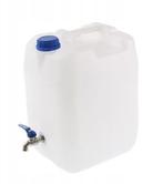 20l Watercontainer - Wit -metalen Kraan Zonder Schroefdraad, Ophalen of Verzenden