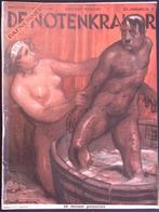 Hitler wordt gewassen op spotprent (lijst optie, Lithos), Antiek en Kunst, Verzenden