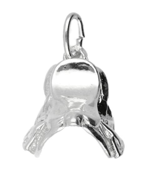 Zilveren Zadel ketting hanger - klein, Sieraden, Tassen en Uiterlijk, Kettinghangers, Verzenden