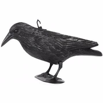 Vogelverschrikker kraai van plastic 36 cm - Tuinbeelden de.. beschikbaar voor biedingen