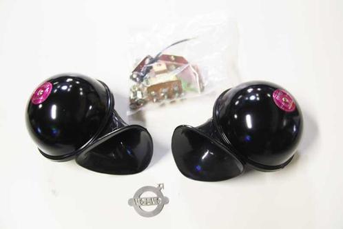 Klassieke claxon set zwart., Auto diversen, Auto-accessoires, Ophalen of Verzenden