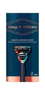 Gillette King C. Scheermes - Blue Chrome, Nieuw, Ophalen of Verzenden