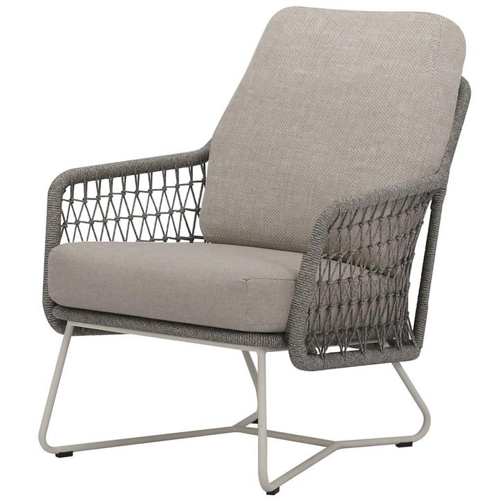 Trapani lounge tuinstoel natural sand rope, Tuin en Terras, Tuinstoelen, Nieuw, Ophalen of Verzenden