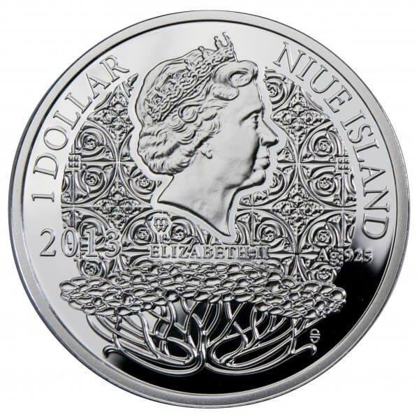 Niue. 1 Dollar 2013 December - The Magic Stones of, Postzegels en Munten, Munten | Europa | Niet-Euromunten