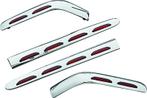 Kuryakyn L.E.D. Saddlebag Molding Set 4 Piece 01-10 GL1800, Ophalen of Verzenden, Nieuw