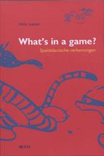Whats in a game? 9789033456404 Hilde Leysen, Boeken, Studieboeken en Cursussen, Gelezen, Hilde Leysen, Leysen, Hilde, Verzenden