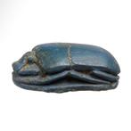 Oud-Egyptisch Faience Hart Scarab, Antiek en Kunst