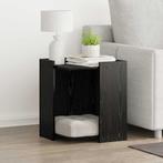 vidaXL Kattenbak Omheining Zwart Eiken 42 x 42 x 51 cm, Dieren en Toebehoren, Verzenden, Nieuw