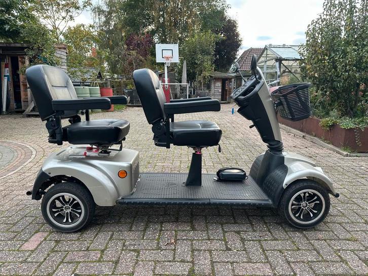 Vermeiren Carpo 2 Limo 2 persoons scootmobiel duo tandem, Diversen, Brommobielen en Scootmobielen, 26 t/m 35 km, 11 t/m 15 km/u