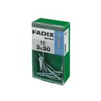 Fadix Metrische schroef M 3x30mm - 10 stuks, Doe-het-zelf en Verbouw, IJzerwaren en Bevestigingsmiddelen, Verzenden, Nieuw
