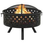 Vuurplaats met pook XXL 68 cm staal (Interieur)