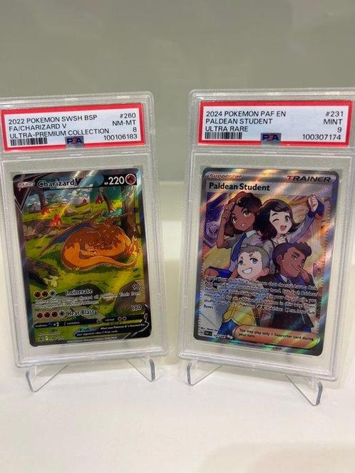 Pokémon - 2 Graded card - PSA 9, Hobby en Vrije tijd, Verzamelkaartspellen | Pokémon